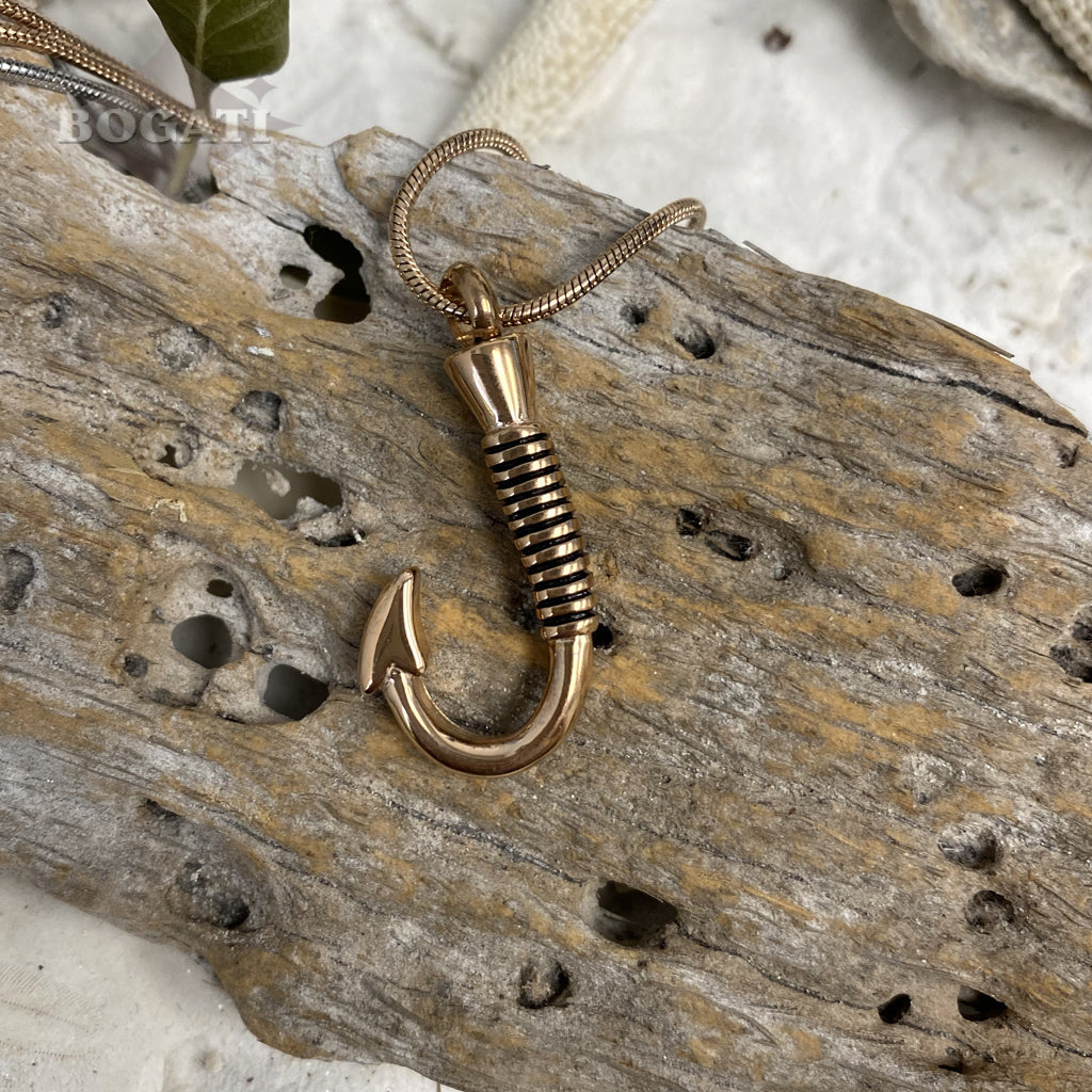 J-049 - Fish Hook - Pendant with Chain