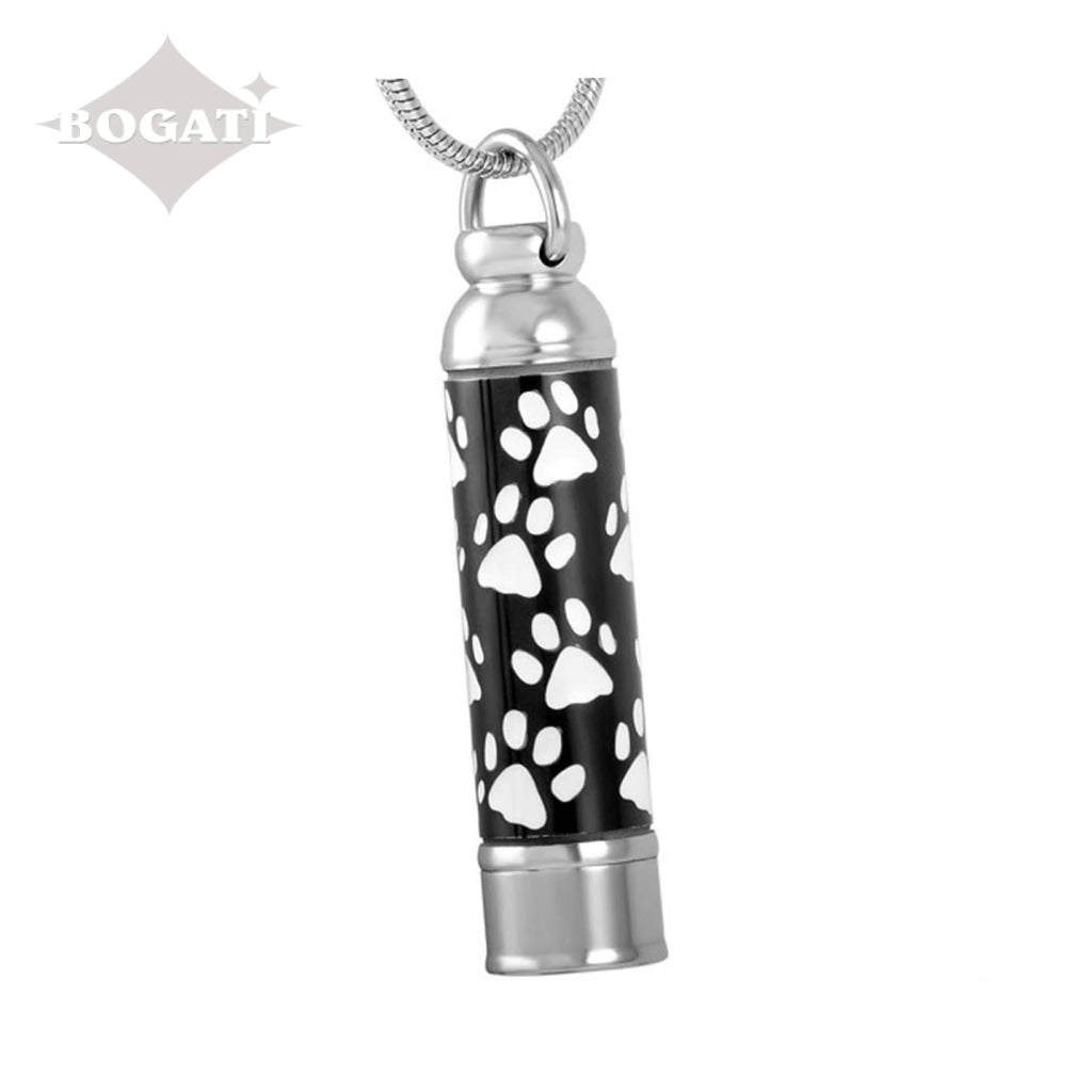 Jewelry Package: Paw Print Cylinders #1 Bogati Urn Company