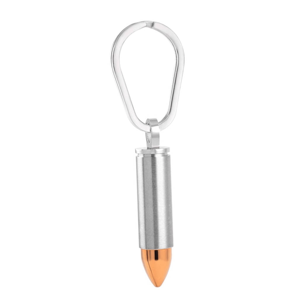 Silver on sale bullet keychain