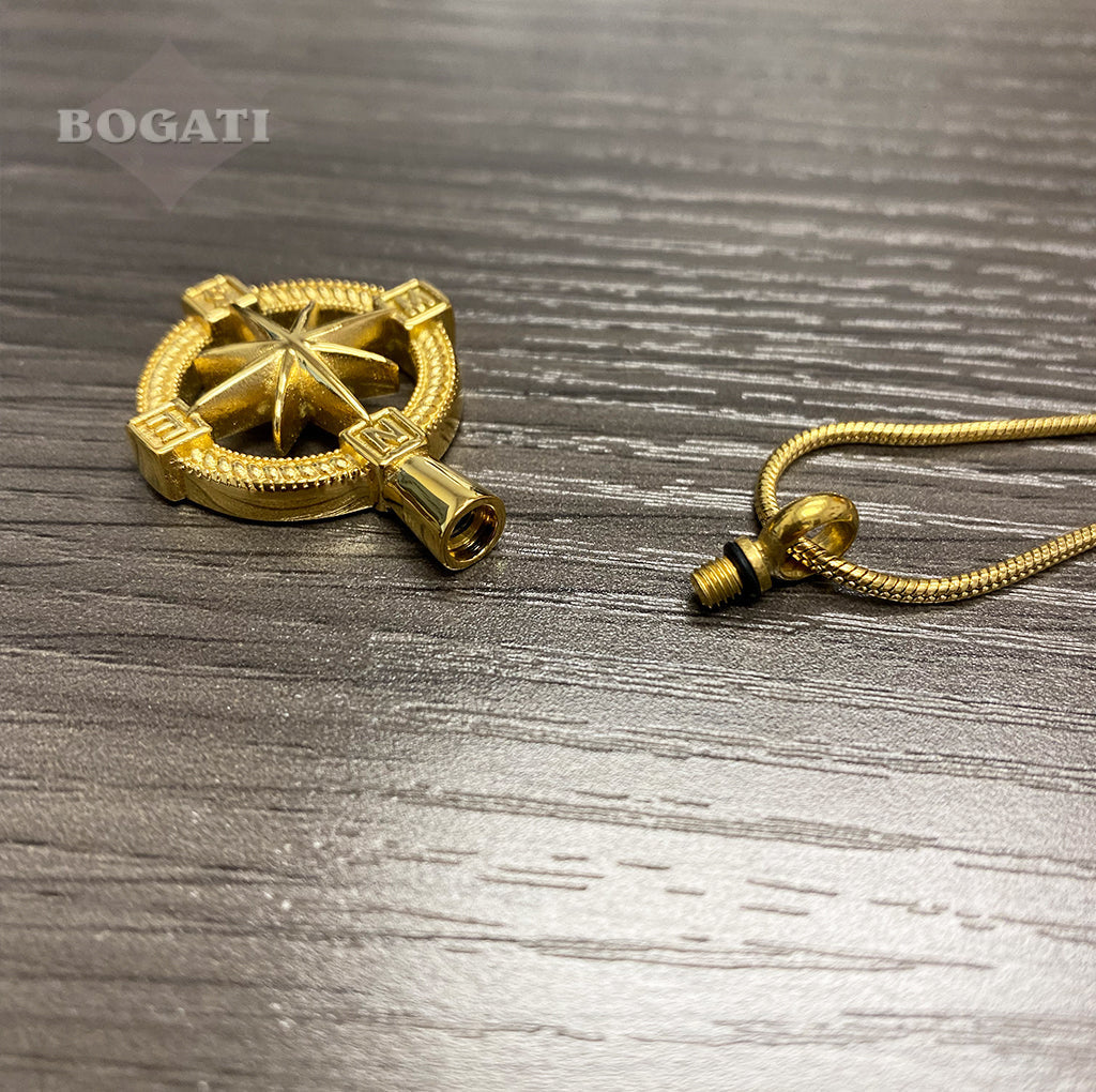 NorthStar Compass - Memorial Pendant | Bogati Urn Company