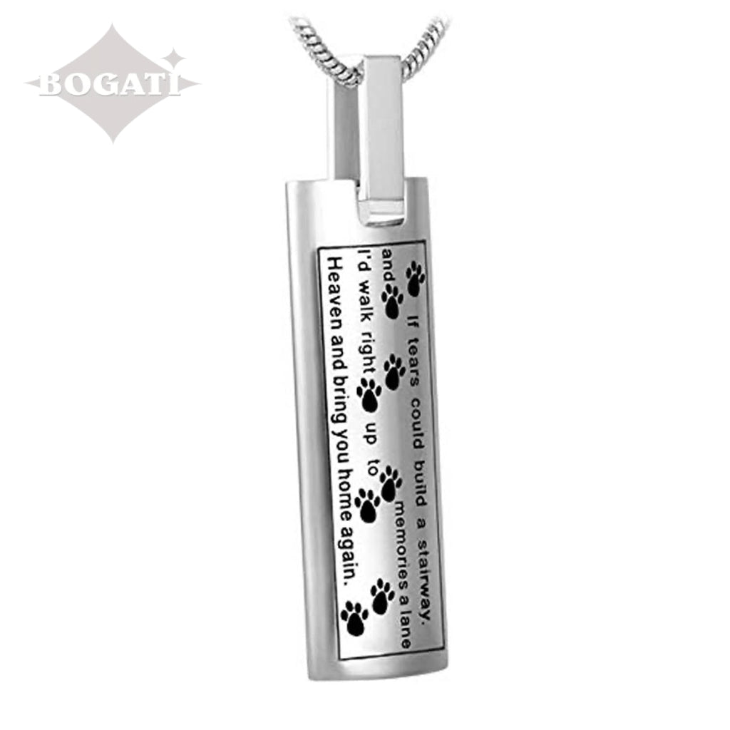 Jewelry Package: Paw Print Cylinders #1 Bogati Urn Company