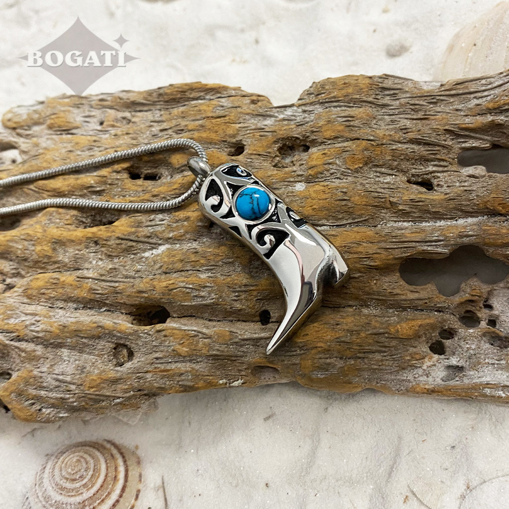 Cowboy Boot - Cremtion Necklace - Bogati