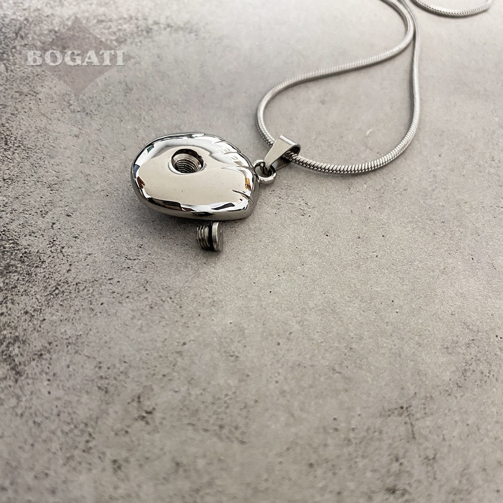 J-1603 - Baseball Mitt and Ball - Pendant with Chain