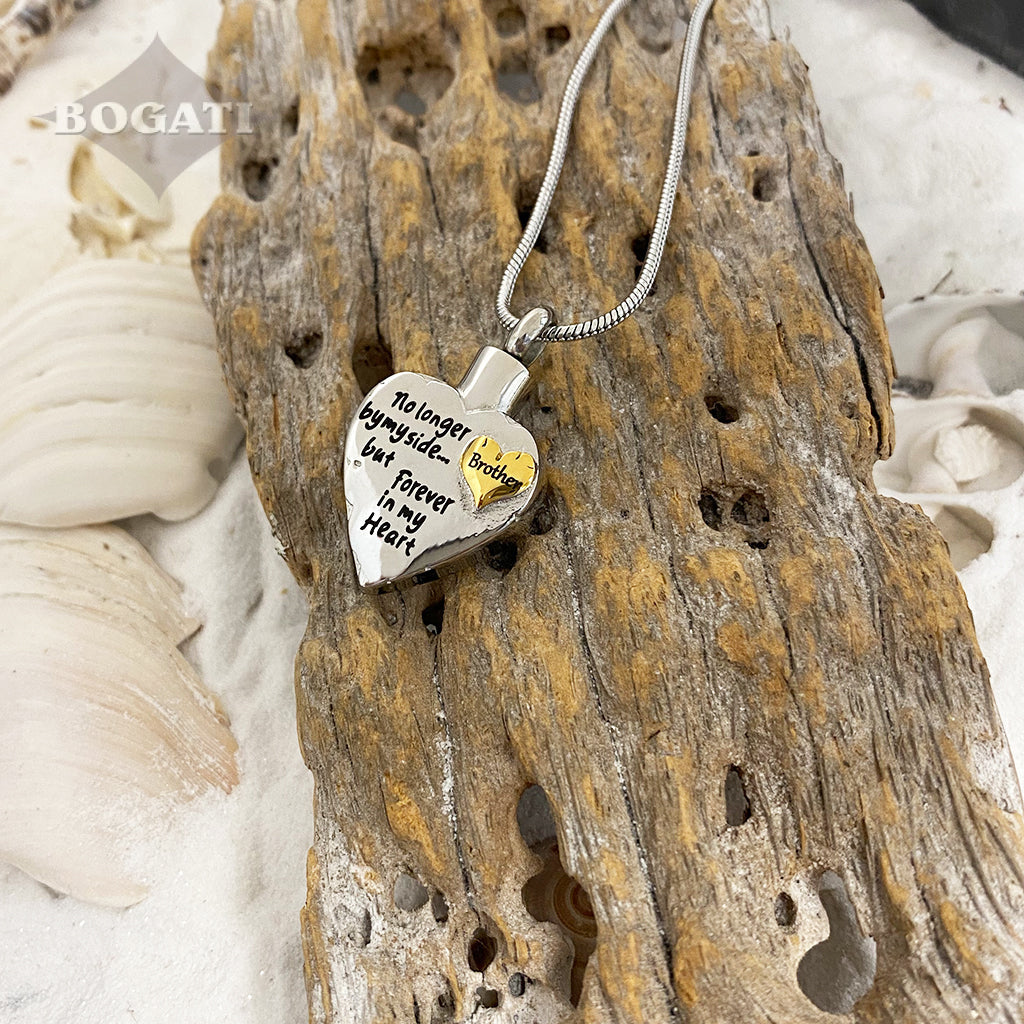 Family Heart - Brother- cremation Pendant - Bogati