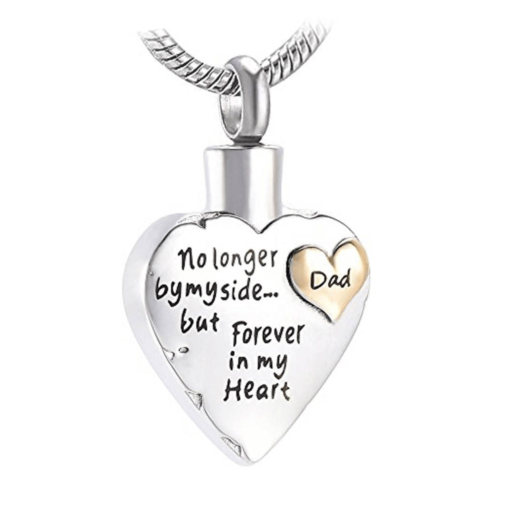 Family Heart- DAD - Memorial Necklace - Bogati