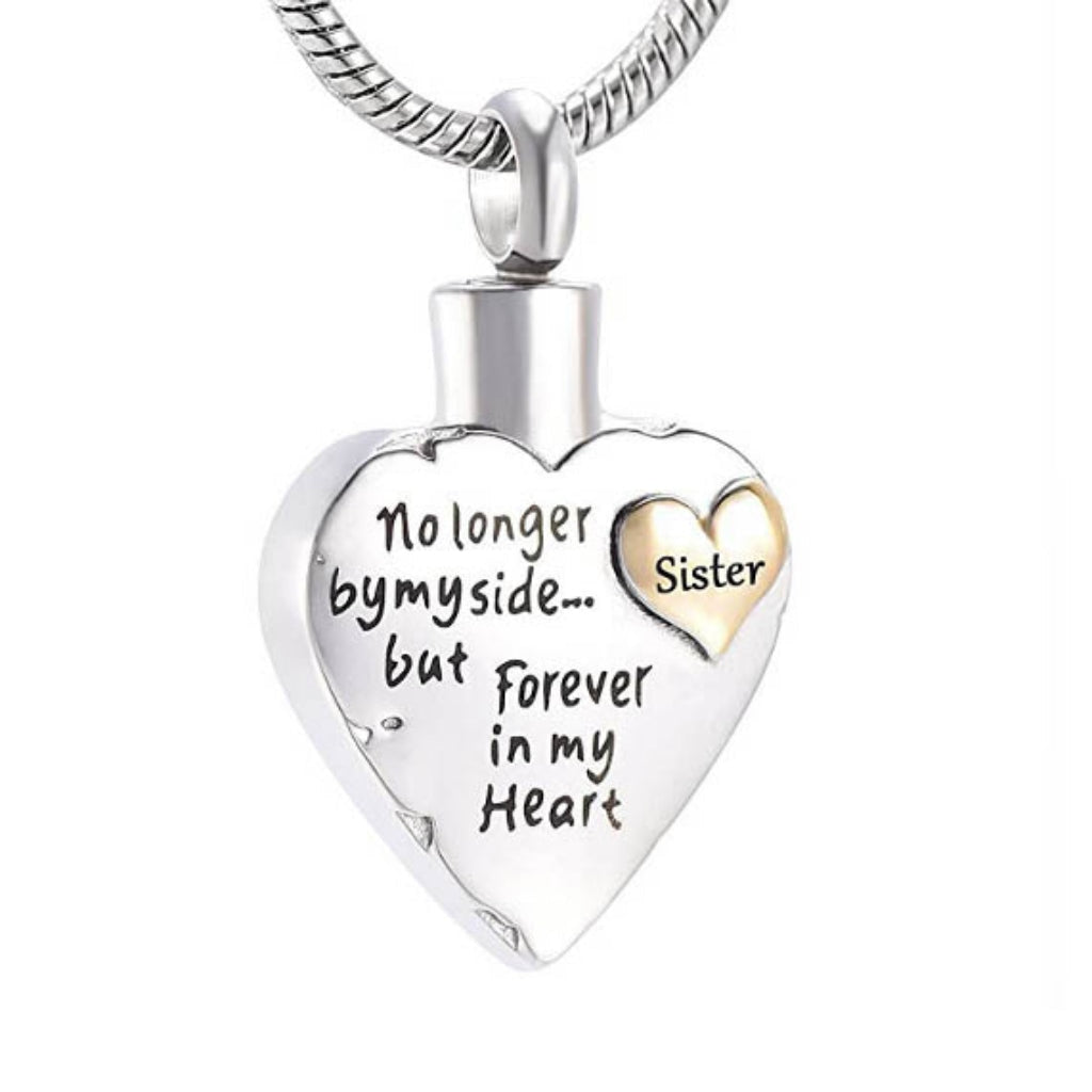Family Heart- SISTER - Memorial Necklace - Bogati