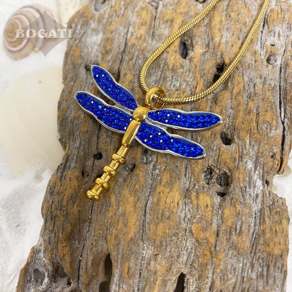 Dragonfly Necklace with 2024 chain