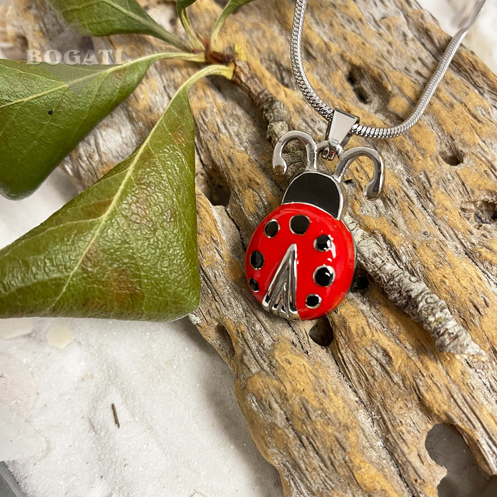J-7460 - Ladybug - Pendant with Chain
