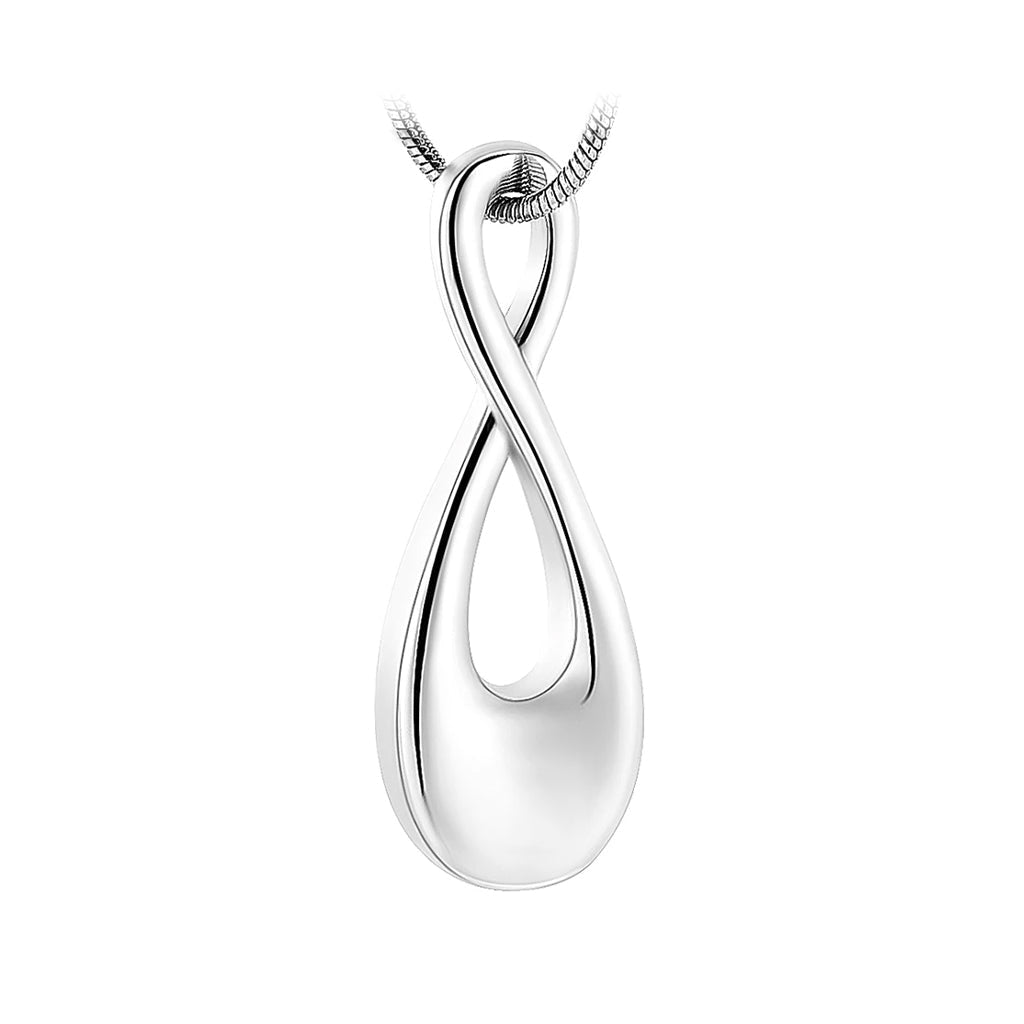 J-993 Infinity - Pendant with Chain - Silver