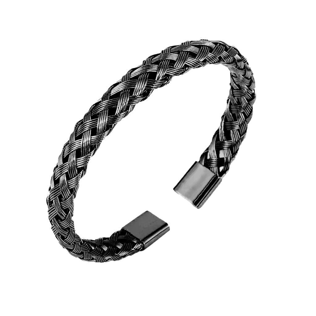 Cheapest Black Plated Stainless Steel Dedicated Cremation Bracelet