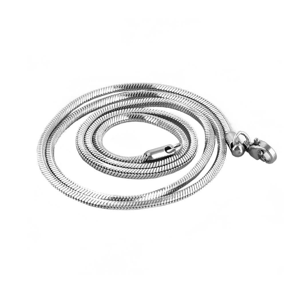 Snake Chain - 1.5mm x 22″ Length - Silver