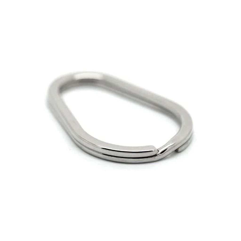 Stainless Steel Oval Split Ring
