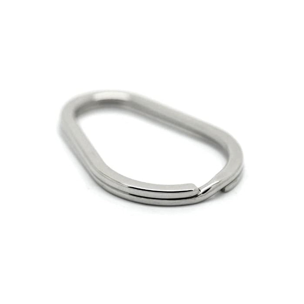 Oval Split Ring Keychain