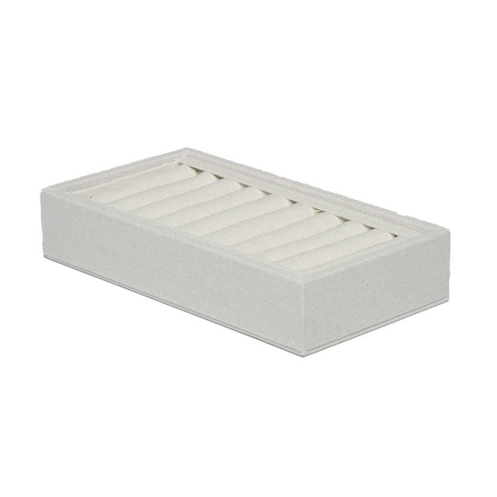 Off White Linen Bangle Display Box