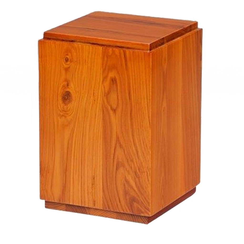 IMPERFECT SELECTION - ADULT Ash wood Urn -Tower M150- Honey color