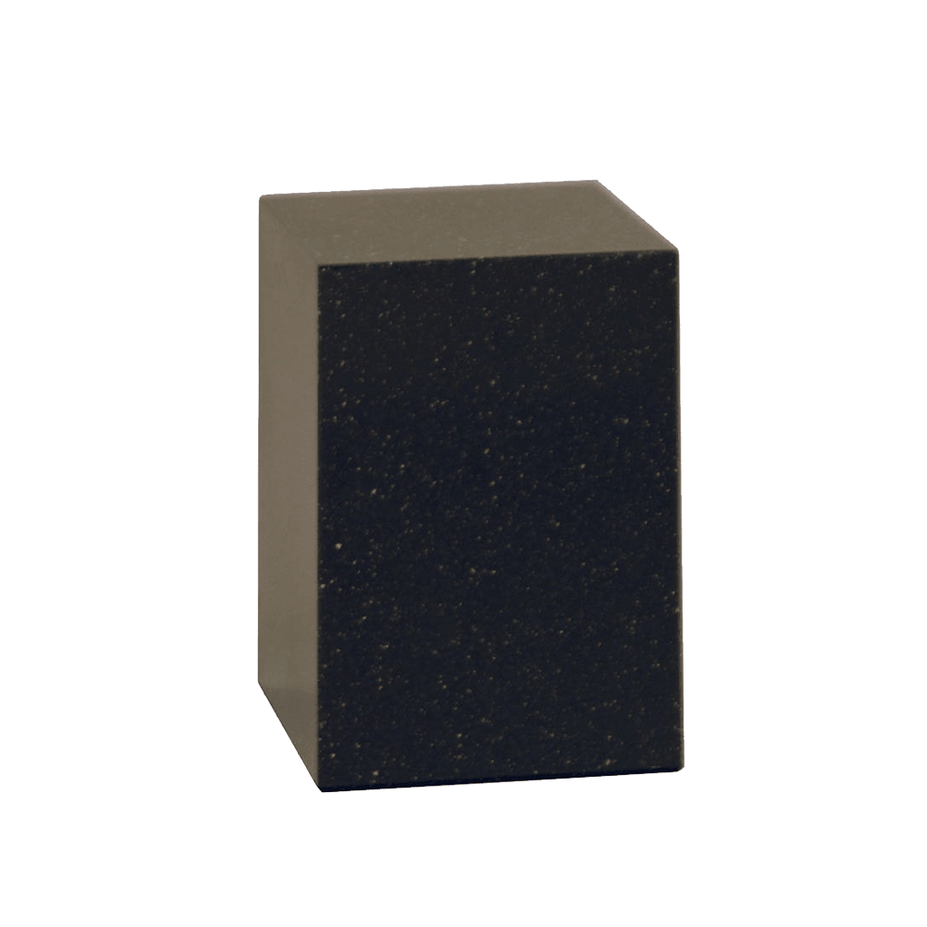 MEDIUM Cultured Granite Urn - NOME Black