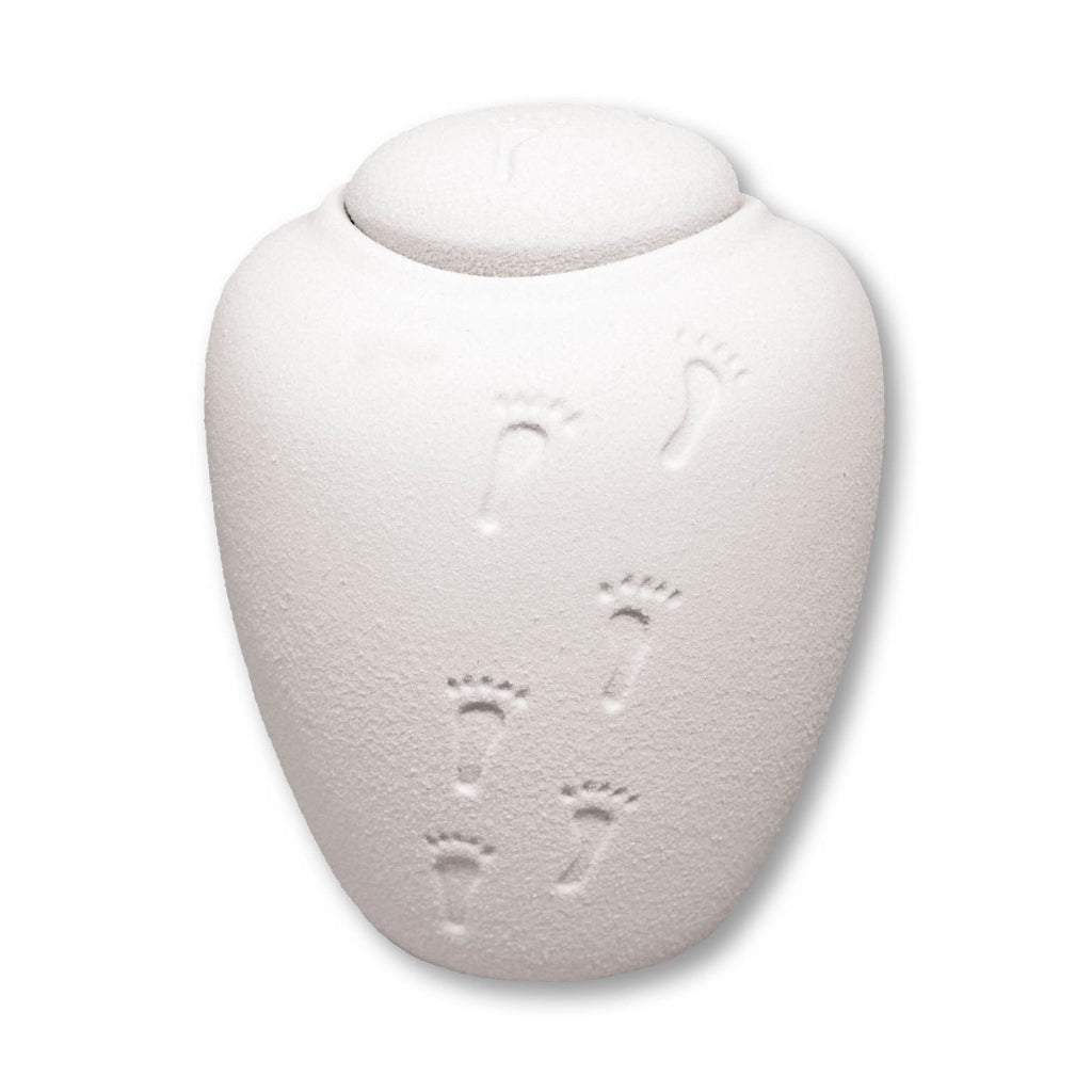 ADULT Oceane Urns - Sand and Gelatine Quartz White