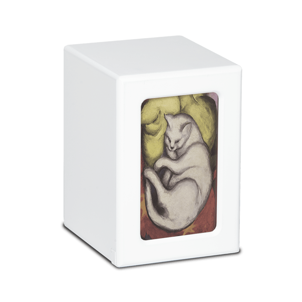 MEDIUM PY06 -White- Sleeping Cat