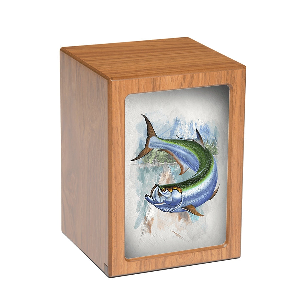 EXTRA LARGE Photo Frame Urn - PY06 - Fisherman Collection: Tarpon Brown
