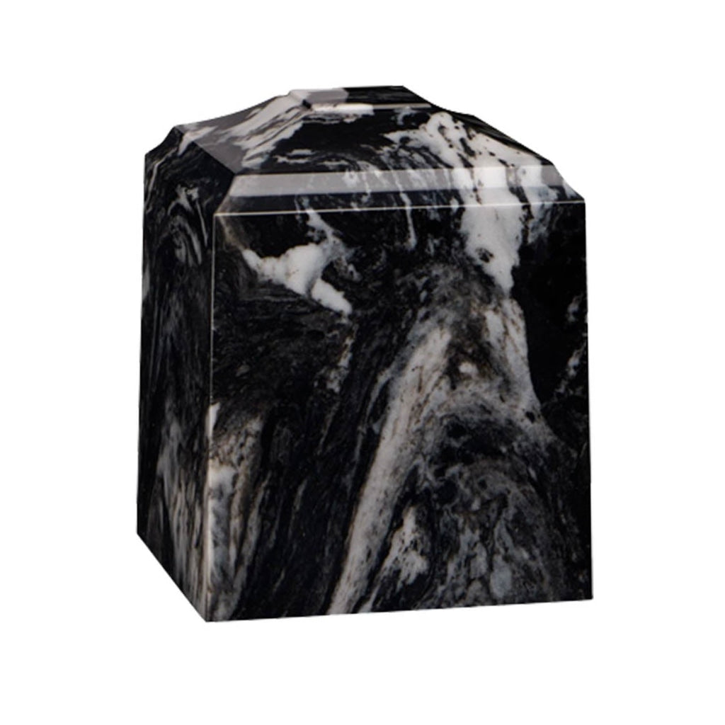 SMALL Cube Cultured Marble Black Marlin