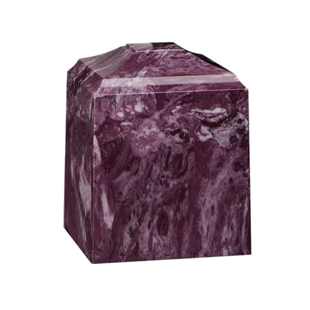 SMALL Cube Cultured Marble Merlot