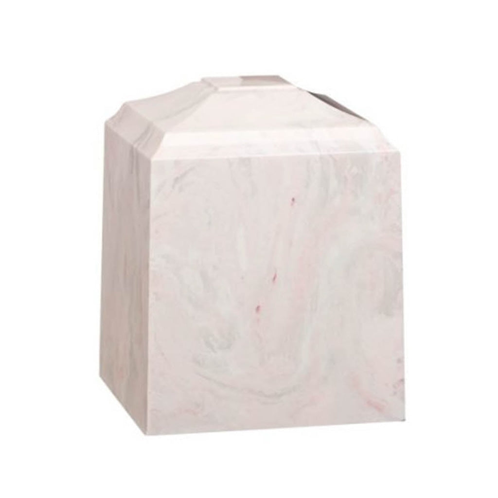 SMALL Cube Cultured Marble Pink