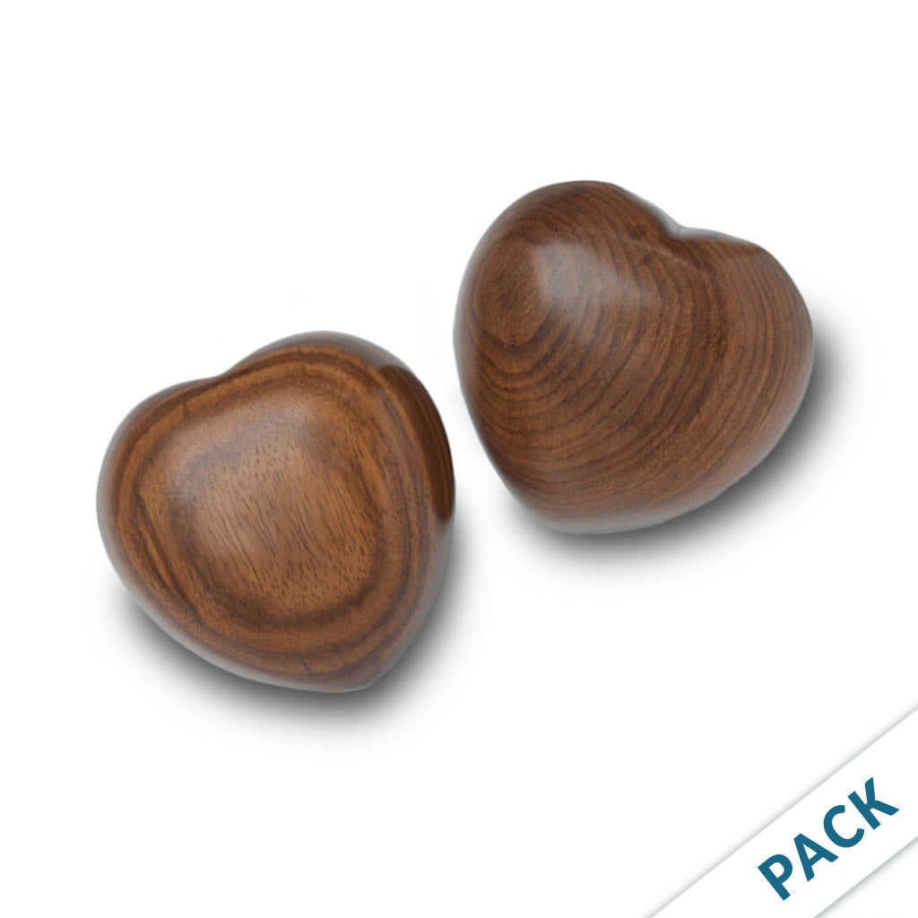 KEEPSAKE Rosewood Bogati Heart Urn PLAIN - Pack of 10