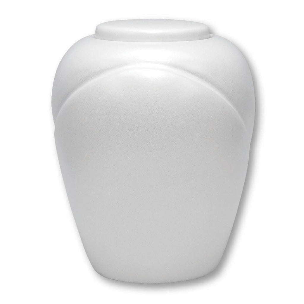 ADULT Traditional Urns - Pearl White
