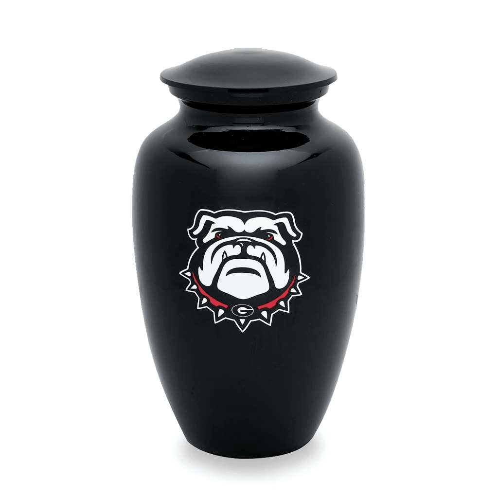 ADULT Alloy - UGA10003-University of Georgia Black Bulldog Urn