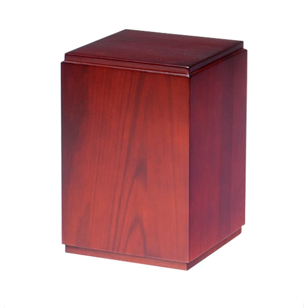 IMPERFECT SELECTION - ADULT Birch wood Urn -Tower A005- Cherry