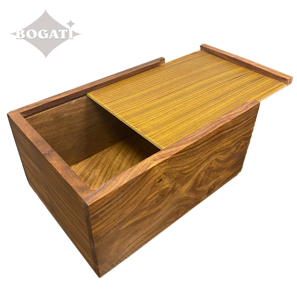 ADULT Rosewood Urn -2705- Bevel Edge with US Military Emblem
