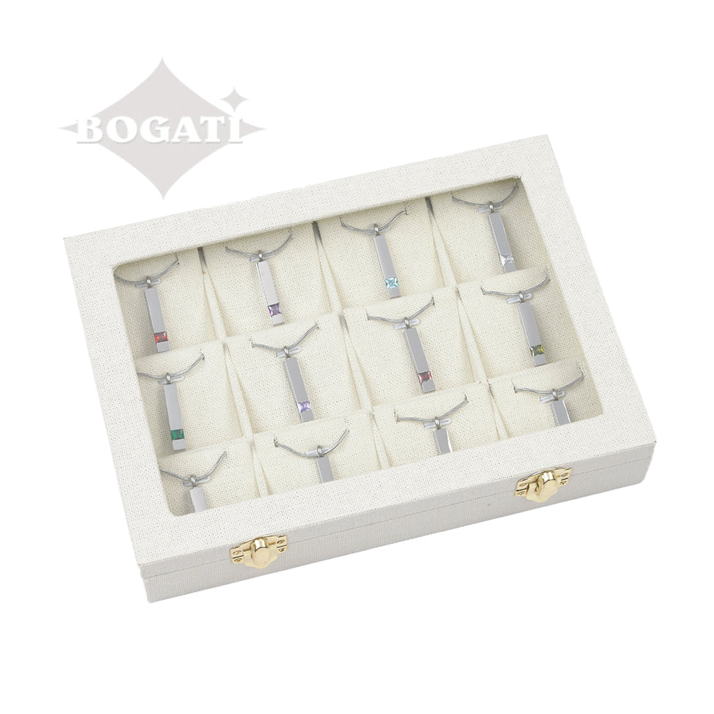 Jewelry Package: Birthstone Bars - Pendants with Chains