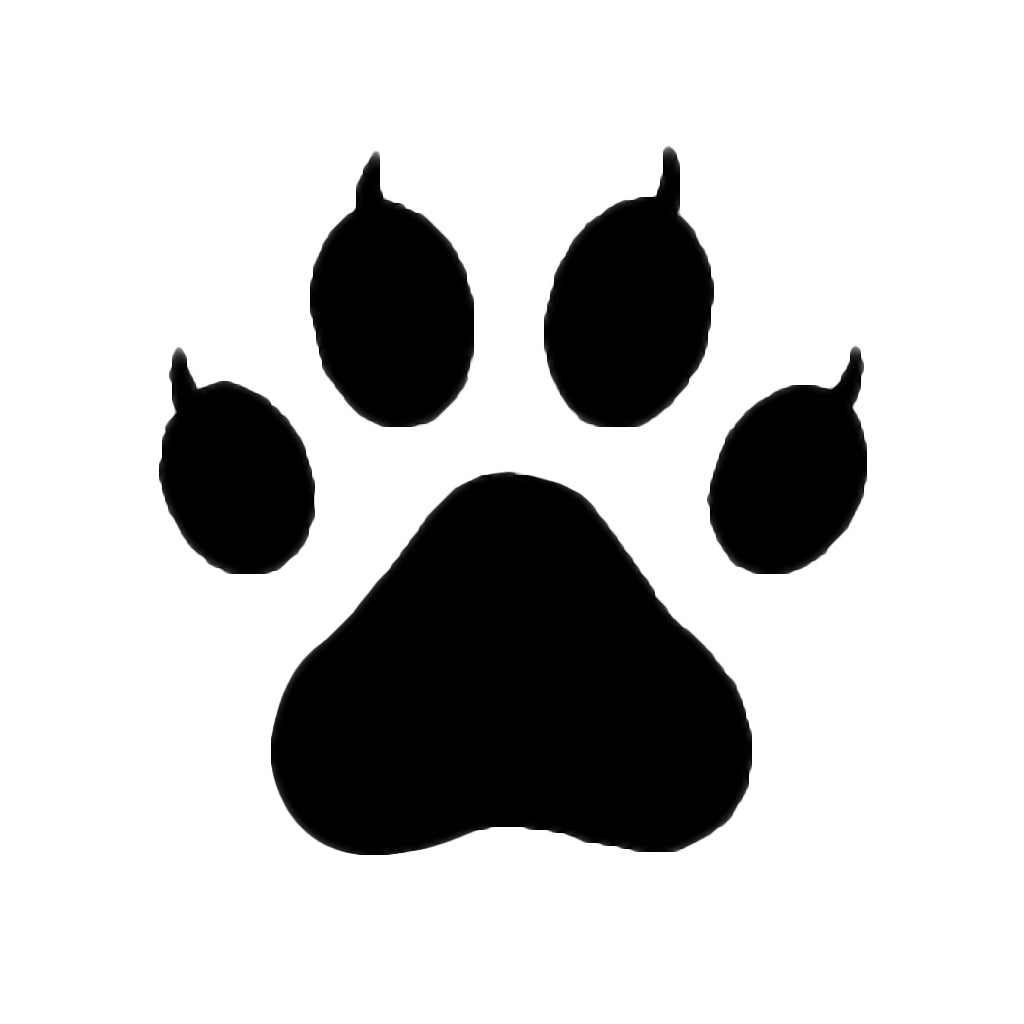 Paw Print- CAT - Symbol in Plate