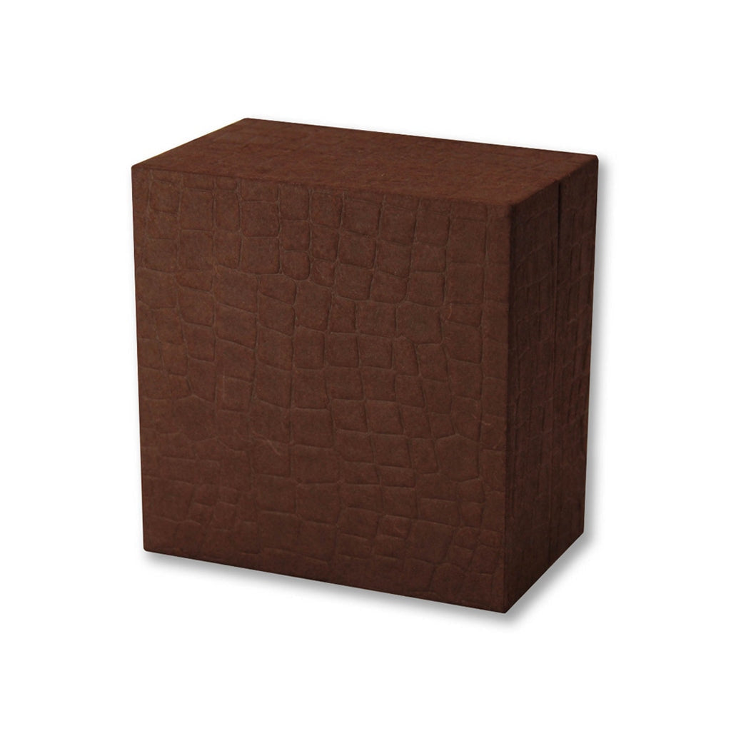 SMALL Embrace Earth Urns Embossed Brown