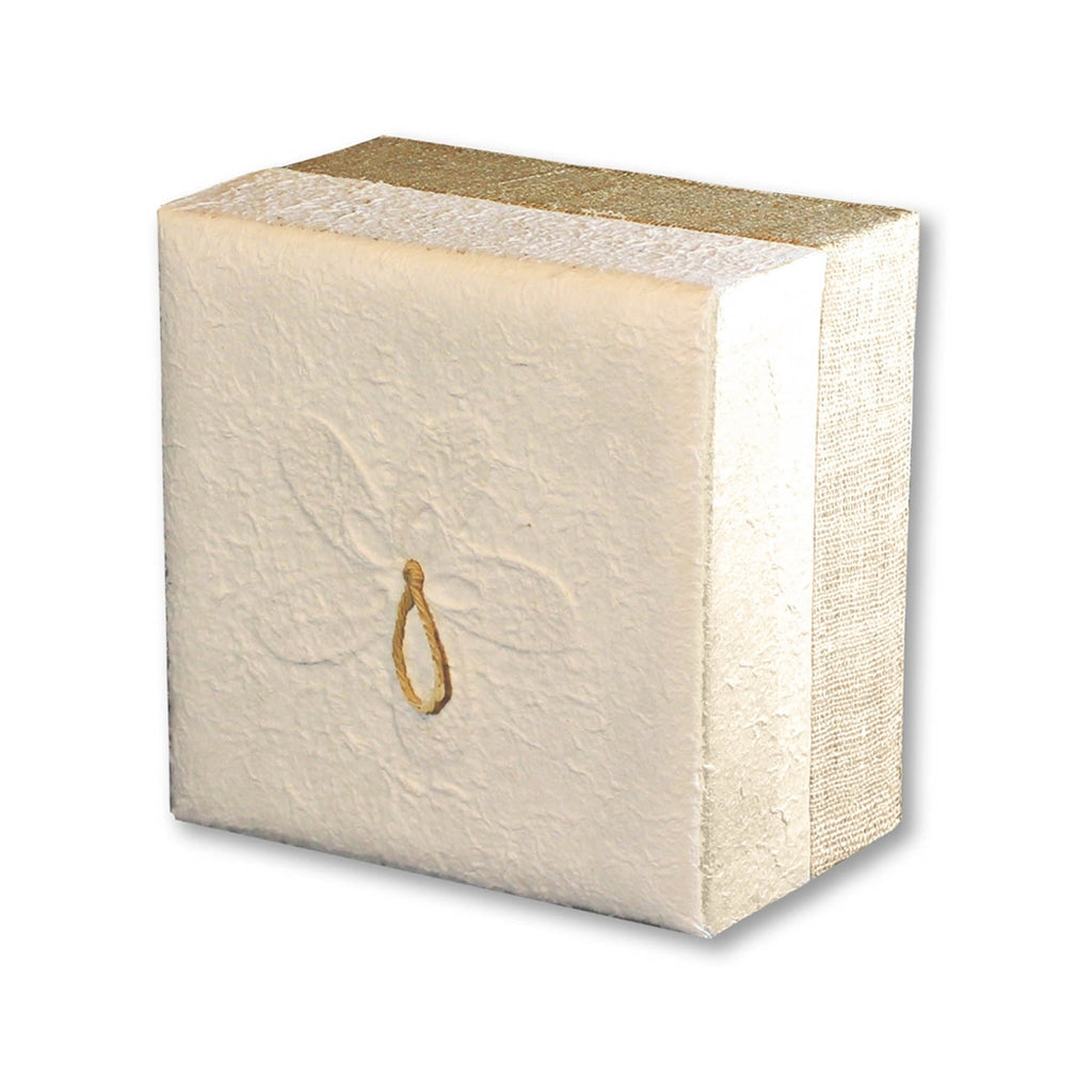 SMALL Embrace Earth Urns White Hemp