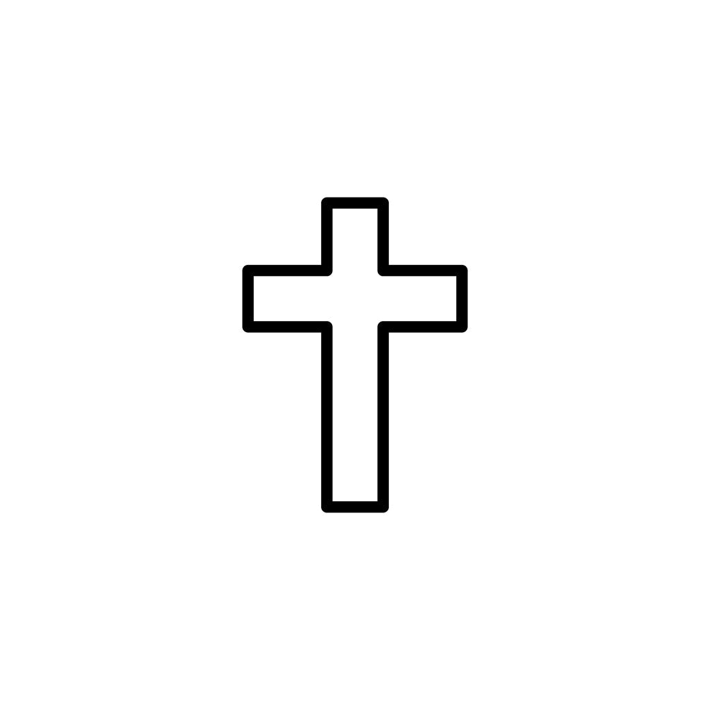 Image 7 - Outline Cross - Symbol in Urn