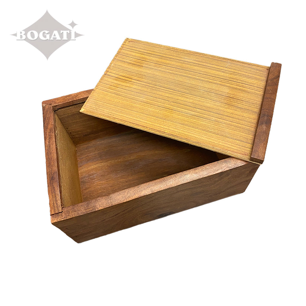MEDIUM Rosewood Urn -2705- Bevel Edge