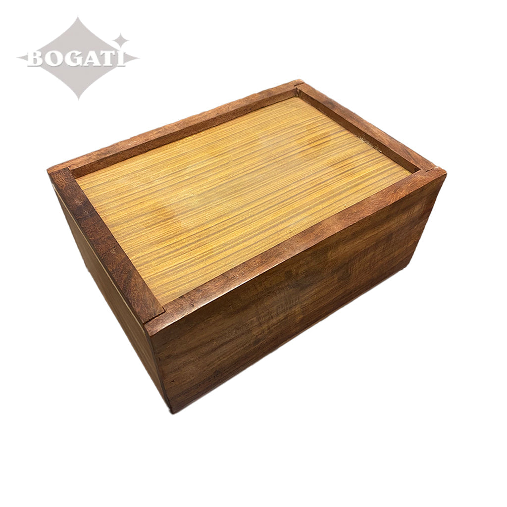 MEDIUM Rosewood Urn -2705- Bevel Edge